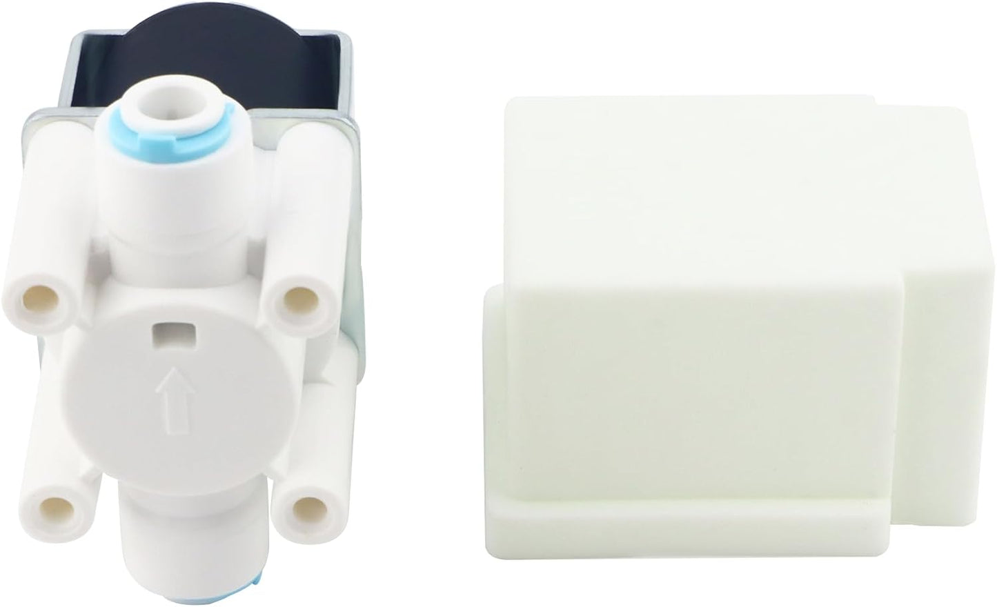 1/4 Inch DC 12V Inlet Water Solenoid Valve N/C Normally Closed Flow Switch for RO Reverse Osmosis Pure System