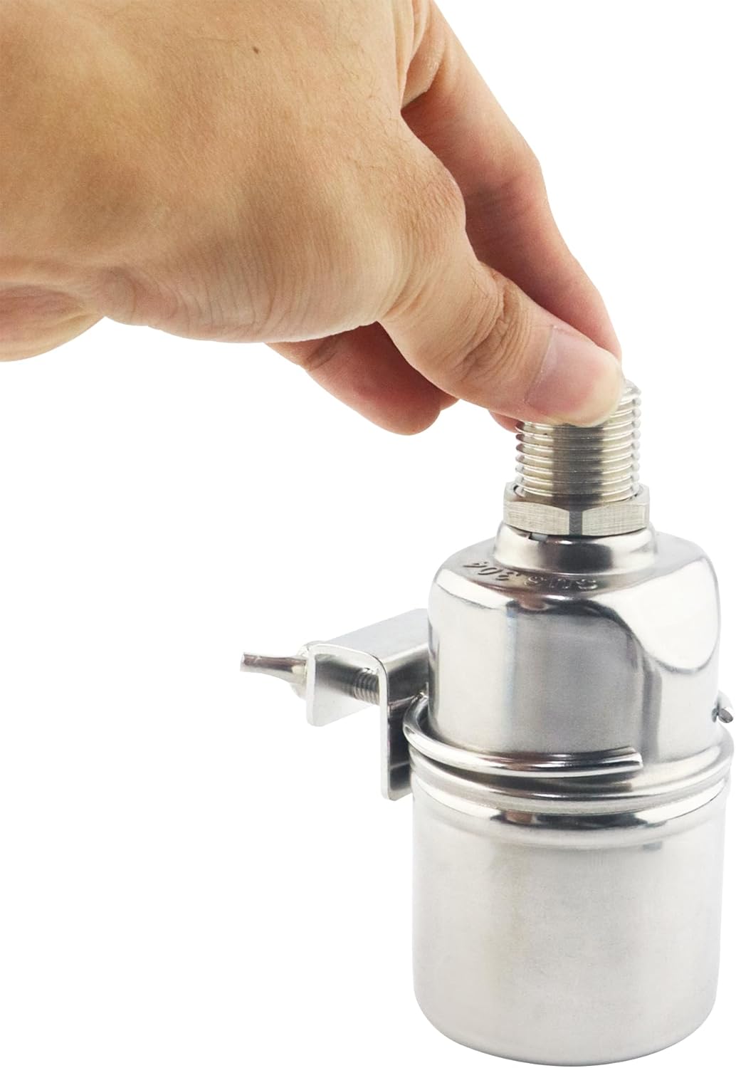 304 Stainless Steel Automatic Water Valve (1/2"-3/4") with PTFE Tape and Adapters