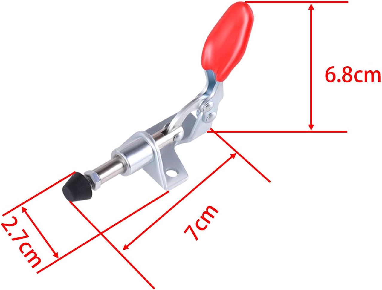 4-Pack Quick-Release Toggle Clamps | 99Lbs Heavy-Duty, 16mm Plunger for CNC/Woodworking