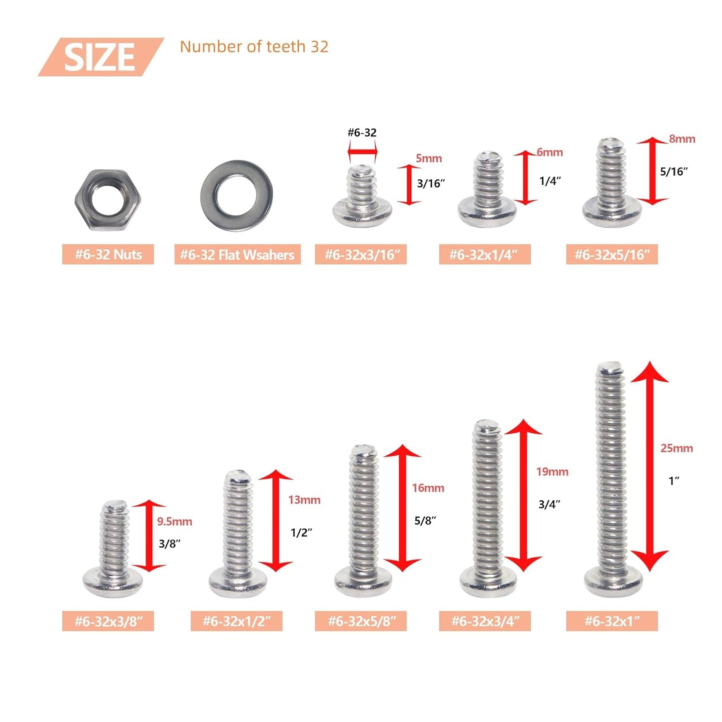 Nuts and Bolts Assortment Kit 240pcs, Machine Screws, Machine Screw Assortment Kit, Pan Head Phillips Screws, Fast Self Tapping Screws for Pier Fenders