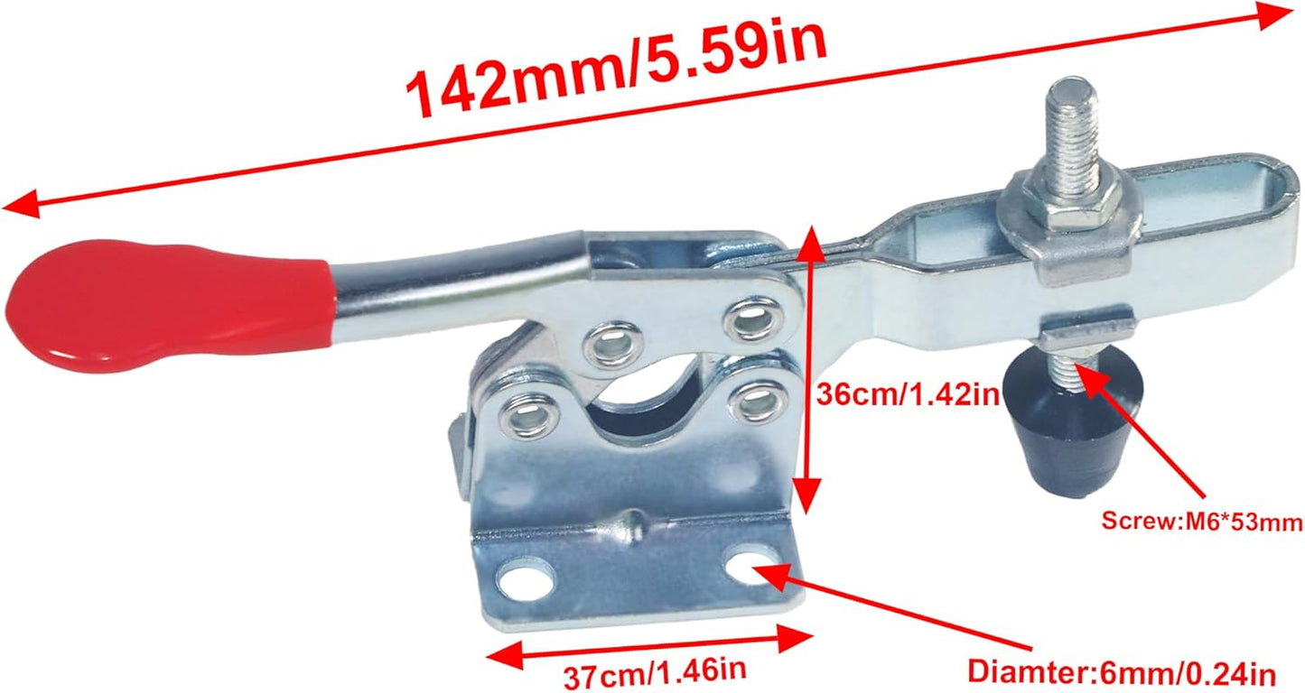 4PCS 201B Toggle Clamps - 220 Lbs Holding Capacity for Woodworking
