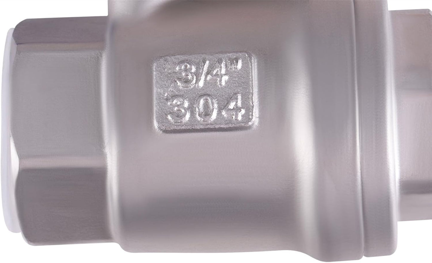Full Port Ball Valve 3/4 Inch Male x Female Stainless Steel 304 Heavy Duty with Hex Nipple 3/4" Male x 3/4" Male Pipe Fitting and 1 m Tape for Water, Oil, and Gas,1000WOG (3/4 Inch NPT)