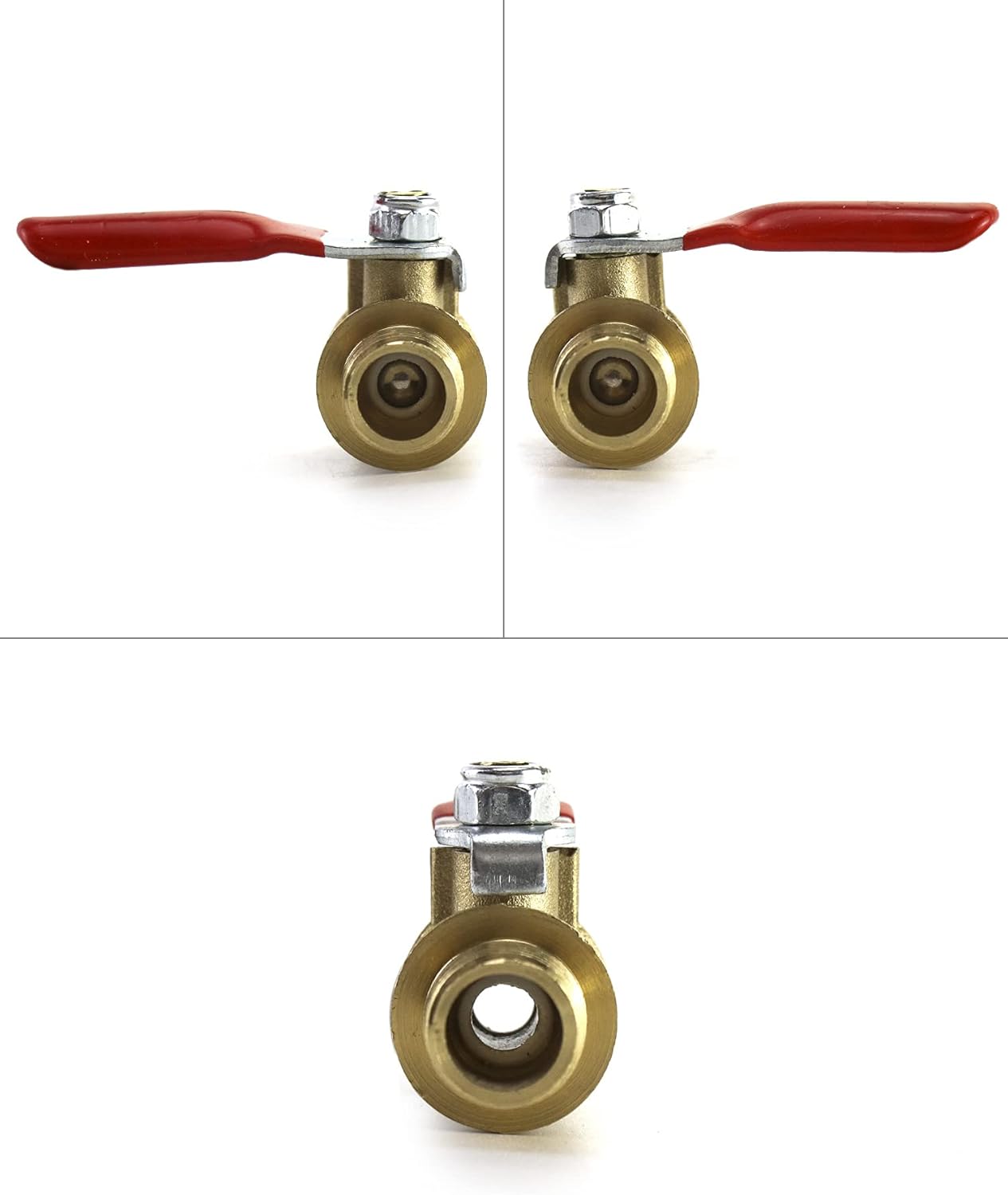 Heavy Duty Brass Inline Mini Ball Valve Shut Off Switch