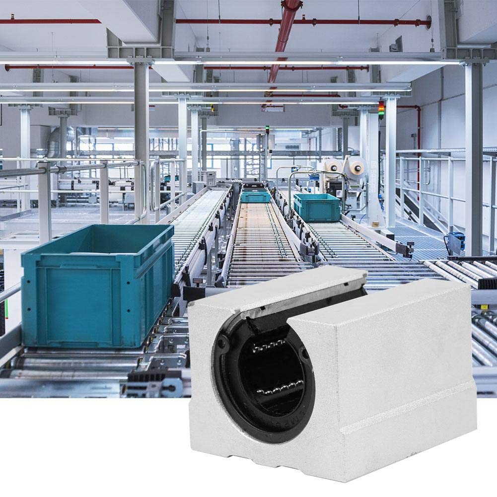 SBR25UU Aluminum Open-Type Linear Bearing Slide Block