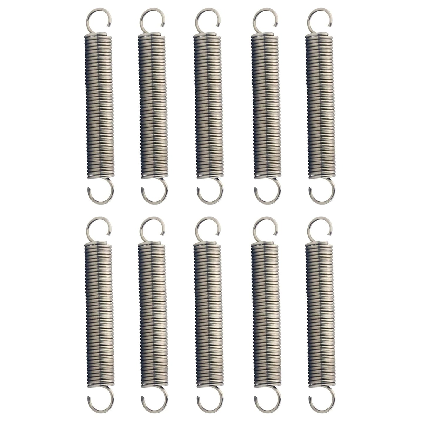 Extension Spring 10 Pcs Stainless Steel Dual Hook Tension Spring