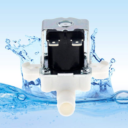 2PCS 1/2" Thread Plastic Electric Solenoid Valve, Water Air Inlet Flow Switch, Normally Closed, DC 12V, N/C 0.02 to 0.8MPa, with 2 Solenoid Valve Caps and 1 Tape