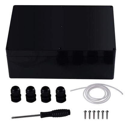 Project Box IP65 Waterproof Junction Box ABS Plastic Black Electrical Boxes DIY Electronic Project Case Power Enclosure