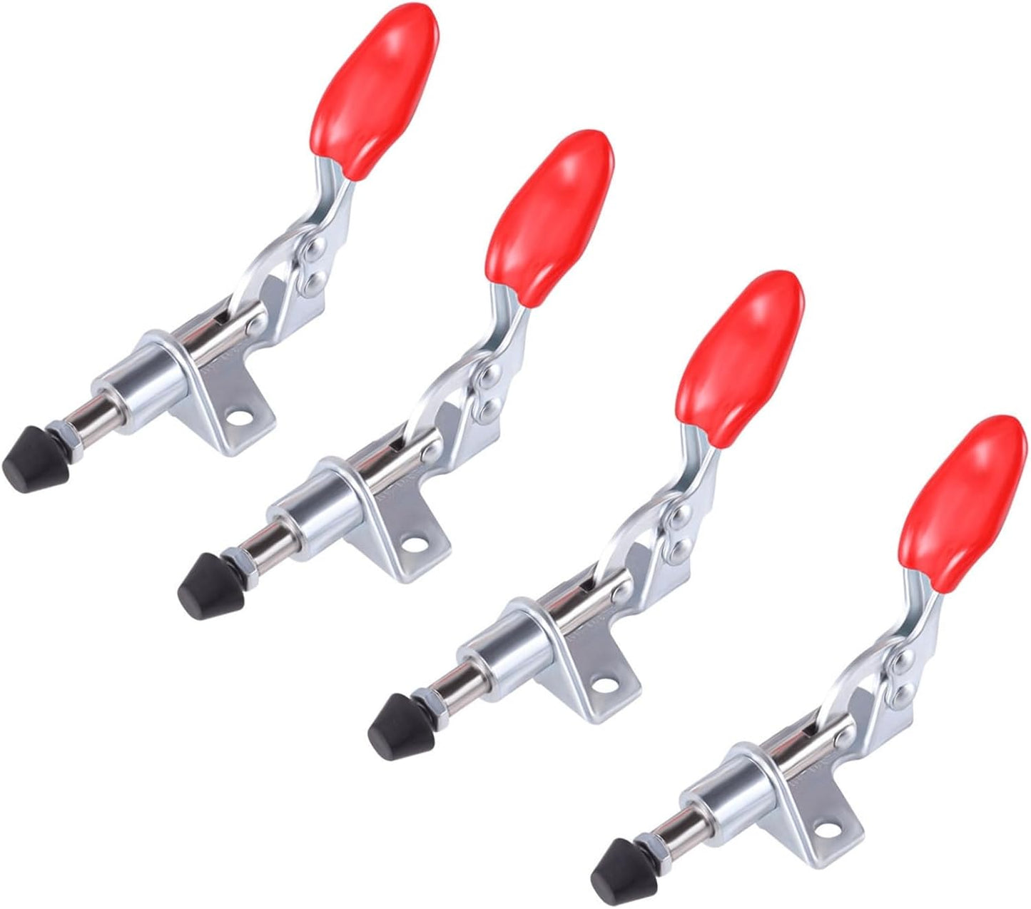4-Pack Quick-Release Toggle Clamps | 99Lbs Heavy-Duty, 16mm Plunger for CNC/Woodworking