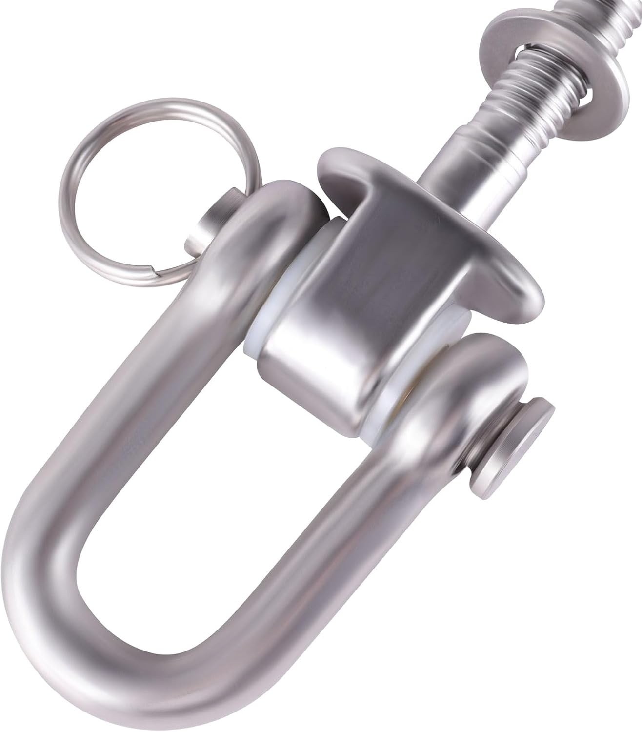 Heavy Duty Swing Hanger, Set of 2 Stainless Steel 304 M8 x 9.3 inch Swing Hooks, 250KG Capacity, Swing Bolts for Wood and Steel Beam Yoga Hammock Chair Punching Bag Porch Swing Sets Seat（EU）