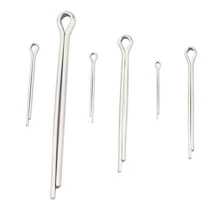 Stainless Steel Cotter Pins Assortment Kit Split Pin Fastener Clips for Car Mechanics, Trucks, Lawn Mowers, Tractors Repair