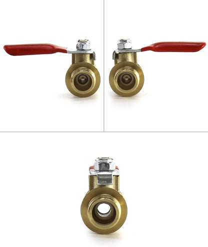 Heavy Duty Brass Inline Mini Ball Valve Shut Off Switch