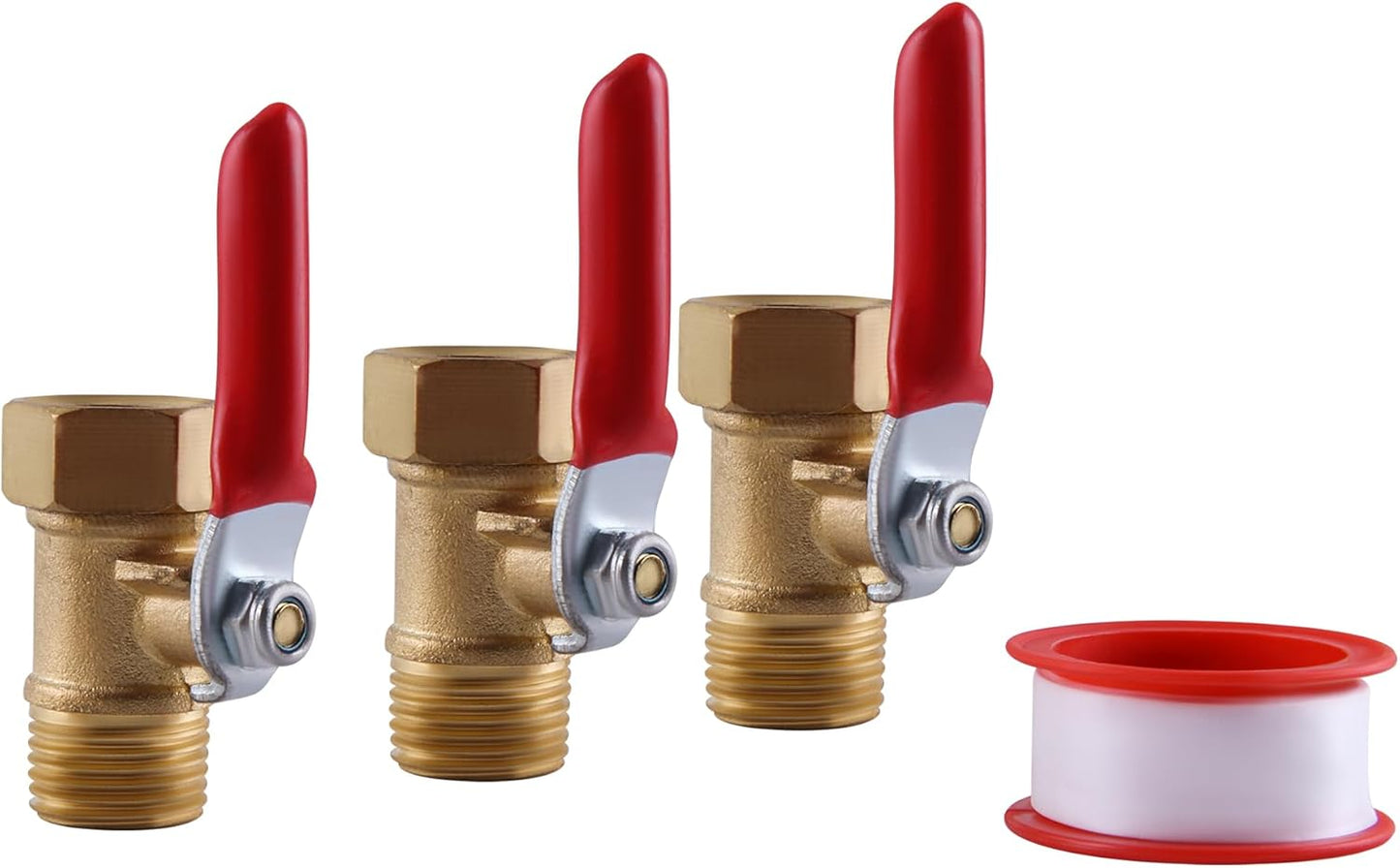 Heavy Duty Brass Inline Mini Ball Valve Shut Off Switch