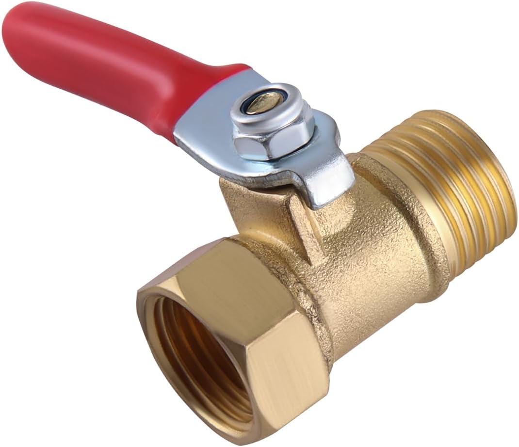 Heavy Duty Brass Inline Mini Ball Valve Shut Off Switch