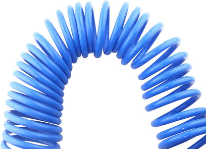 1/4"x25ft Polyurethane Recoil Air Hose | Industrial Quick Coupler Kit