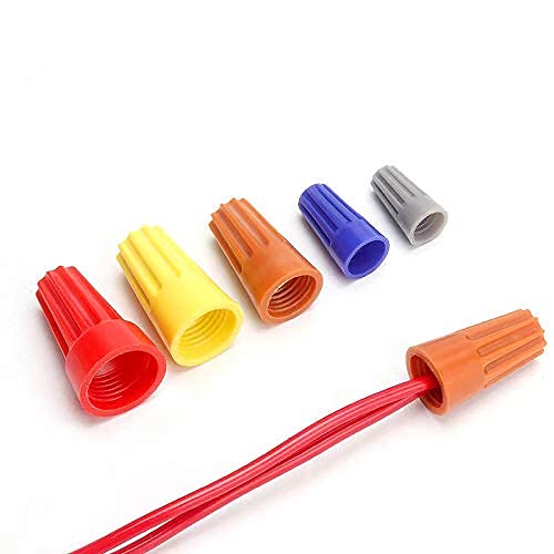 Spring Insert Twist Wire Caps Screw Terminals for Connect Electrical Wiring