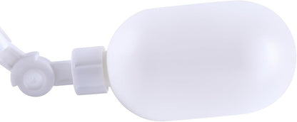 Tubing OD 3/8&1/4 inch Float Shut Off Valve Angle Adjustable Quick Connect Valve RO Tube Compatible Valve, Plastic Float Valve Shut Off Float Switch for Water Purification and RO System